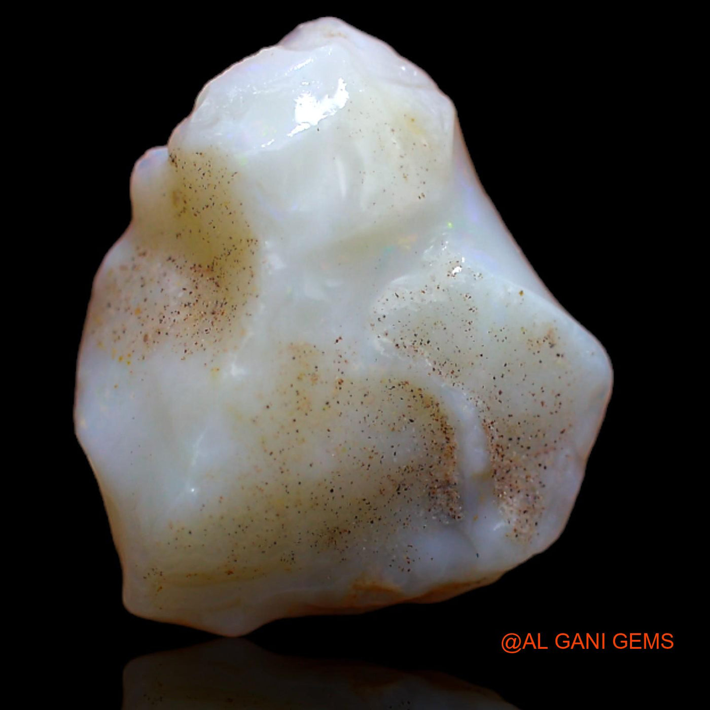 7.40 Cts Natural Australian Fire Opal Loose Gemstone Fancy Rough 15x15x7 mm RA-972