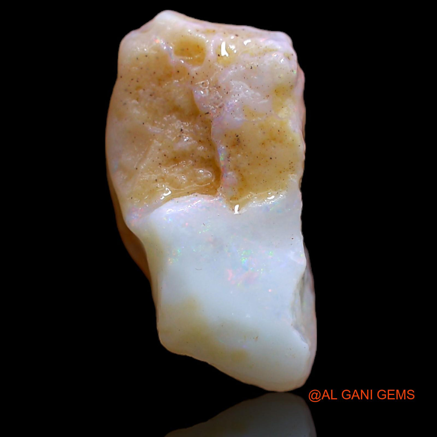 6.75 Cts Unheated Australian Fire Opal Loose Gemstone Fancy Rough Natural 19x9x8 mm RA-973