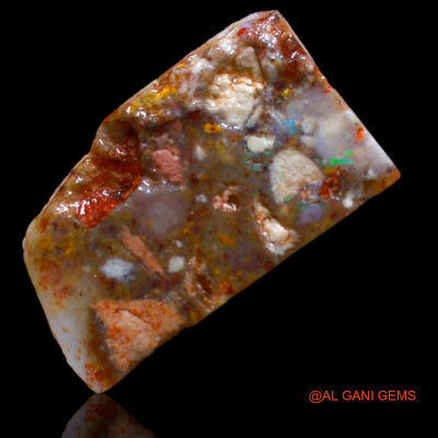 5.75 Cts Natural Australian Fire Opal Loose Gemstone Fancy Rough 17x10x4 mm RA-975
