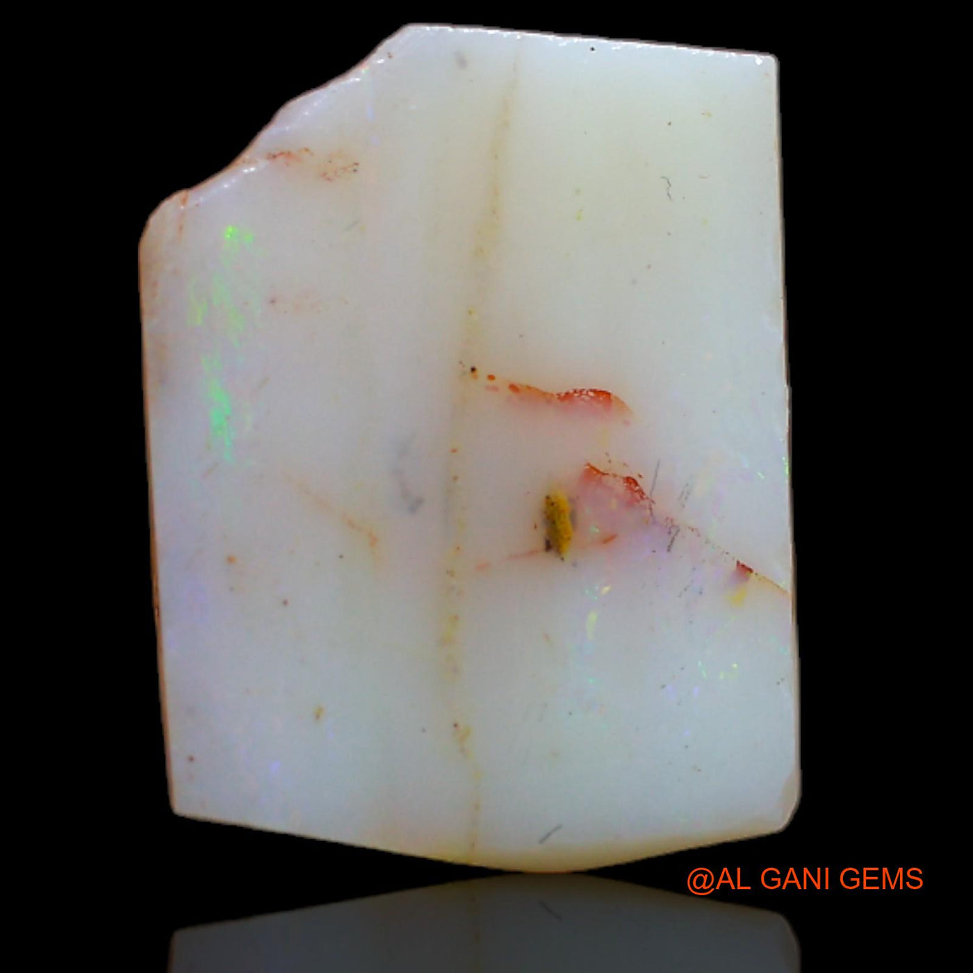 10.85 Cts Natural Australian Fire Opal Fancy Rough Loose Gemstone For Jewelry 15x12x7 mm RA-976