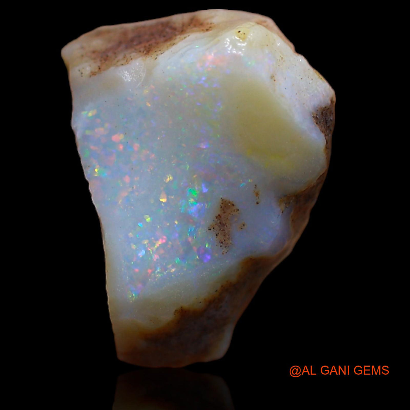11.65 Cts Natural Australian Fire Opal Fancy Rough Loose Gemstone For Jewelry 17x12x9 mm RA-979
