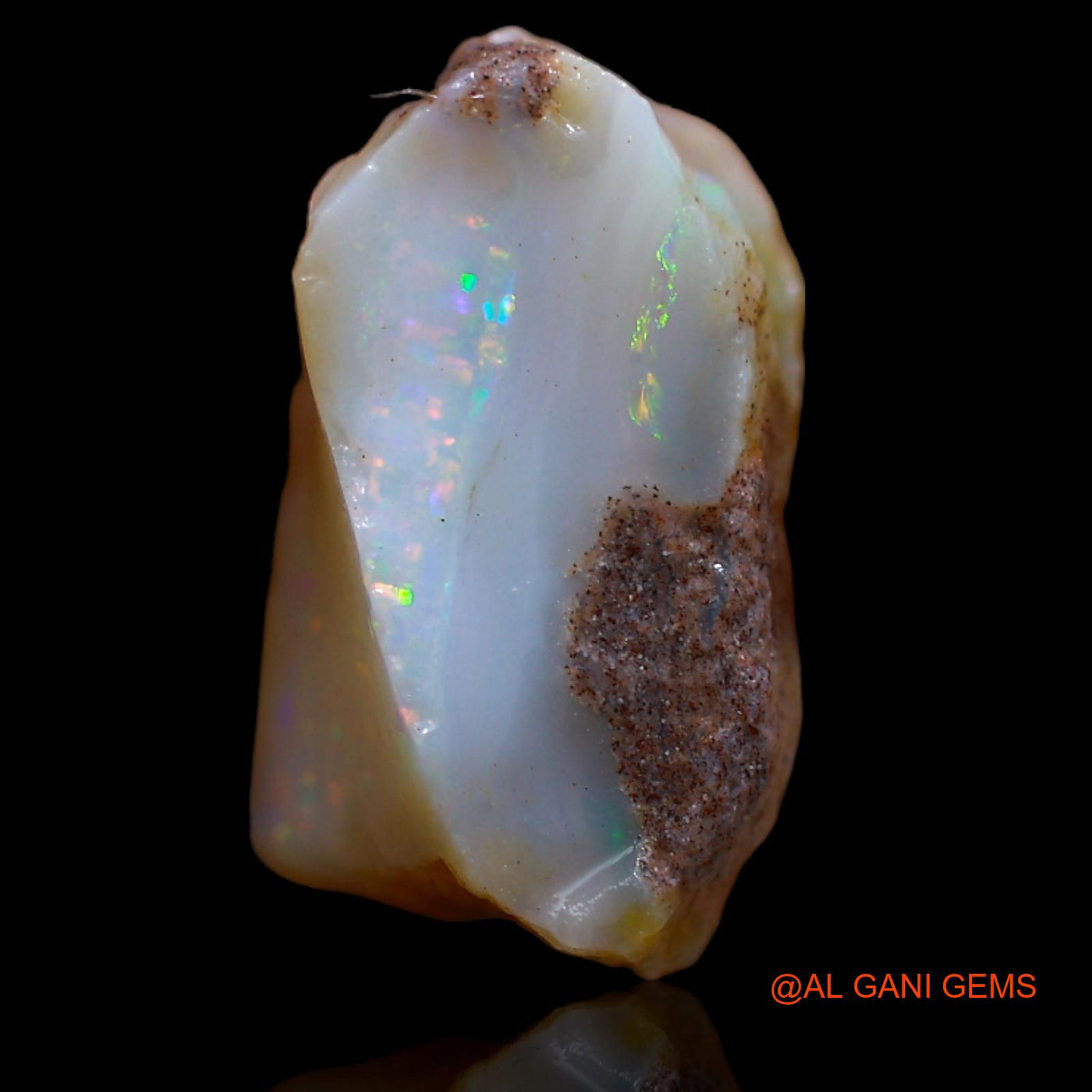 11.65 Cts Natural Australian Fire Opal Fancy Rough Loose Gemstone For Jewelry 17x12x9 mm RA-979