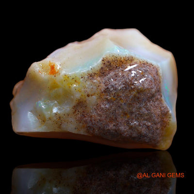 11.65 Cts Natural Australian Fire Opal Fancy Rough Loose Gemstone For Jewelry 17x12x9 mm RA-979
