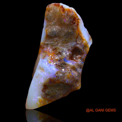 10.60 Cts Natural Australian Fire Opal Loose Gemstone Fancy Rough 25x11x7 mm RA-989