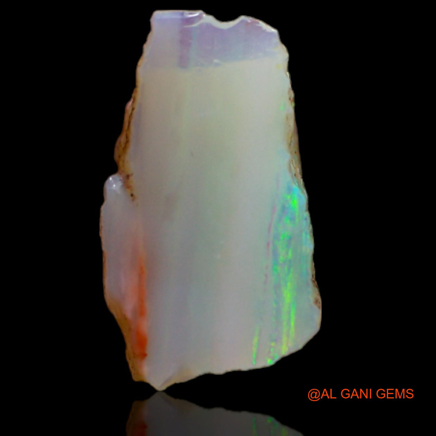 2.90 Cts Natural Australian Fire Opal Loose Gemstone Fancy Rough 12x6x7 mm RA-991