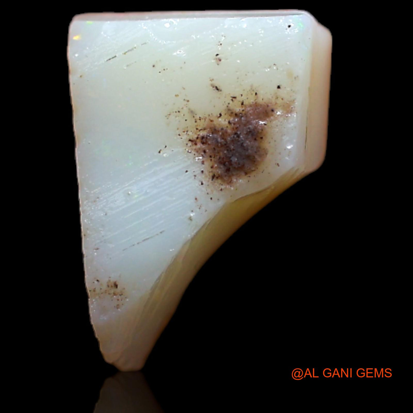 2.45 Cts Natural Australian Fire Opal Loose Gemstone Fancy Rough 11x8x5 mm RA-992