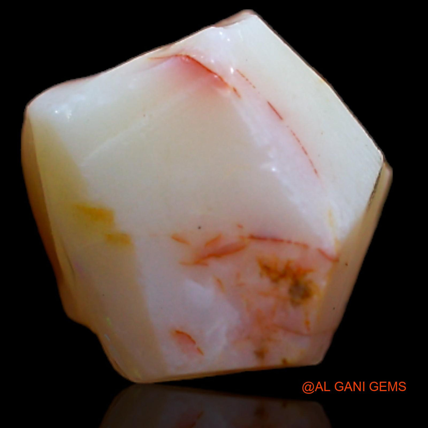 4.15 Cts Natural Australian Fire Opal Fancy Rough Loose Gemstone For Jewelry 10x9x7 mm RA-993