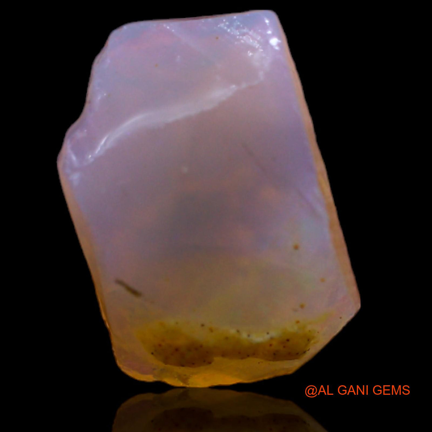 3.45 Cts Natural Australian Fire Opal Fancy Rough Loose Gemstone For Jewelry 12x8x5 mm RA-994