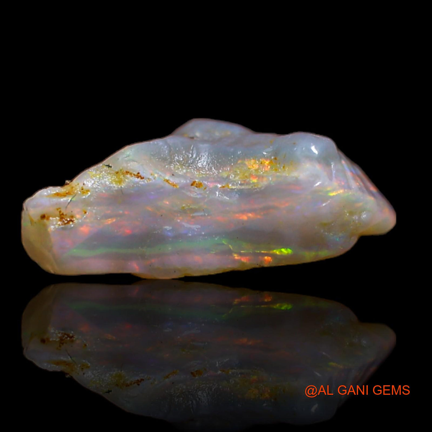 2.90 Cts Natural Australian Fire Opal Loose Gemstone Fancy Rough 13x9x5 mm RA-995