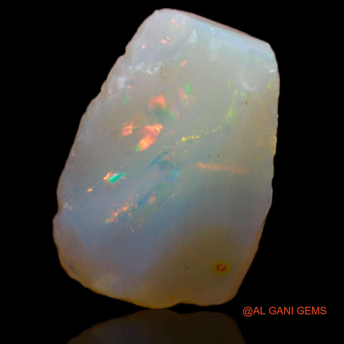 2.90 Cts Unheated Australian Fire Opal Loose Gemstone Fancy Rough Natural 12x8x5 mm RA-996