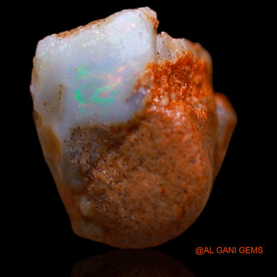 Natural Fire Opal Gemstone 4.75 Cts Loose Fancy Rough From Australia 11x10x9 mm RA-997