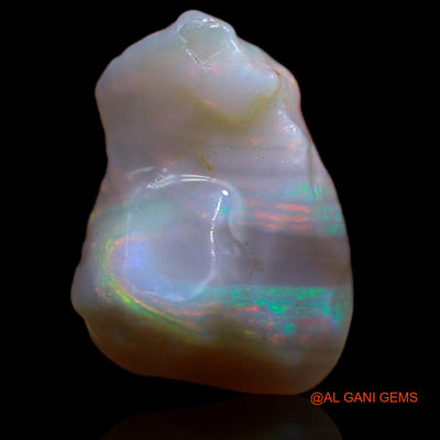 3.85 Cts Natural Australian Fire Opal Fancy Rough Loose Gemstone For Jewelry 13x8x7 mm RA-999