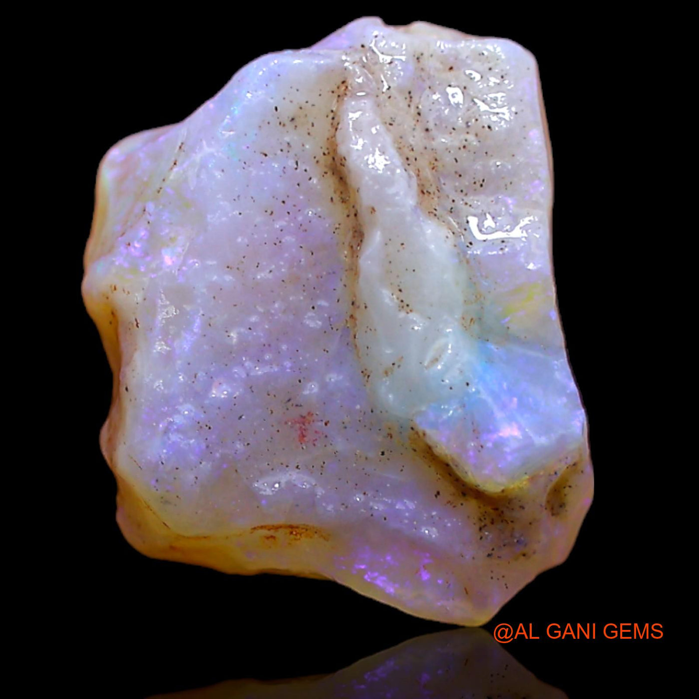 6.30 Cts Natural Australian Fire Opal Loose Gemstone Fancy Rough 14x11x8 mm RA-99