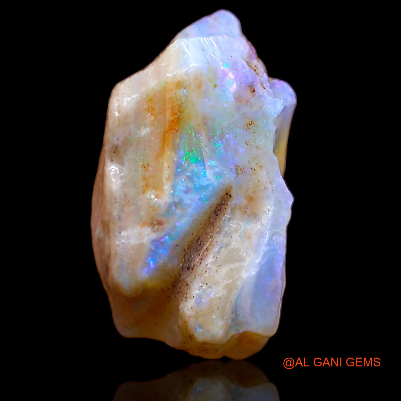 6.30 Cts Natural Australian Fire Opal Loose Gemstone Fancy Rough 14x11x8 mm RA-99