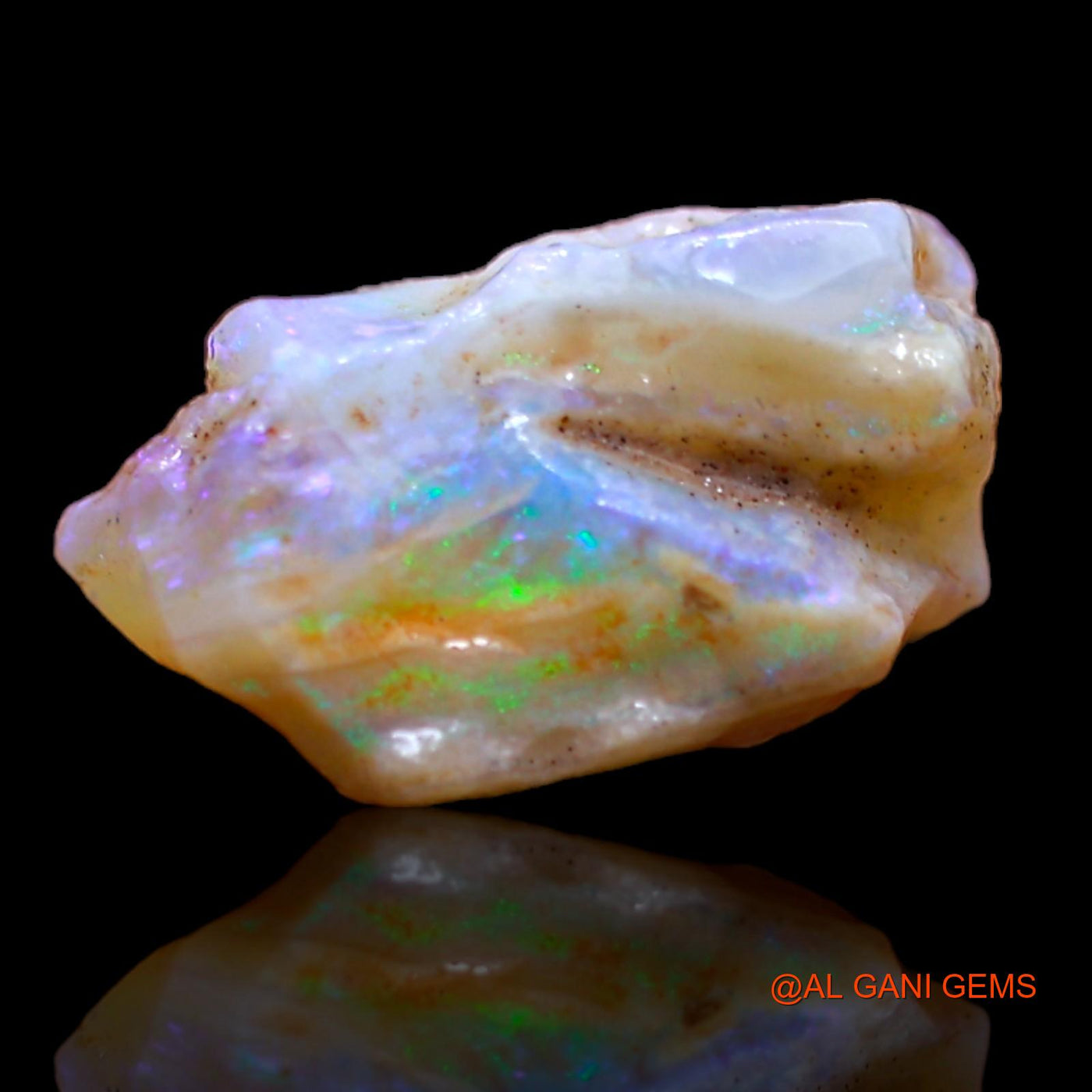 6.30 Cts Natural Australian Fire Opal Loose Gemstone Fancy Rough 14x11x8 mm RA-99