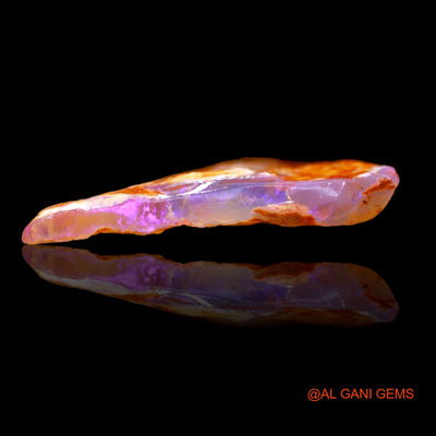 Natural Fire Opal Gemstone 11.10 Cts Loose Fancy Rough From Australia 29x16x4 mm RB-100