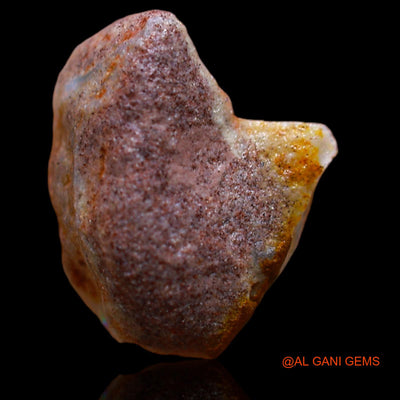 Natural Untreated Fire Opal Loose Gemstone Fancy Rough From Australia 5.60 Cts 15x12x7 mm RB-107