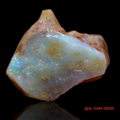 Natural Untreated Fire Opal Loose Gemstone Fancy Rough From Australia 5.60 Cts 15x12x7 mm RB-107