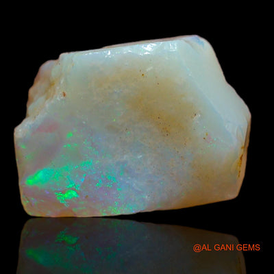 Natural Untreated Fire Opal Loose Gemstone Fancy Rough From Australia 3.65 Cts 13x9x4 mm RB-109