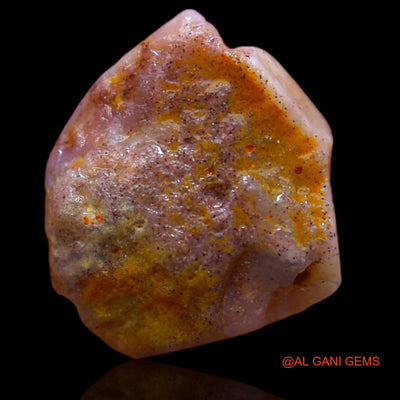 4.10 Cts Natural Australian Fire Opal Loose Gemstone Fancy Rough 13x13x4 mm RB-110