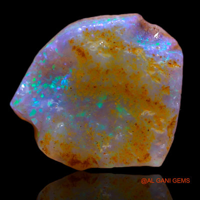 4.10 Cts Natural Australian Fire Opal Loose Gemstone Fancy Rough 13x13x4 mm RB-110