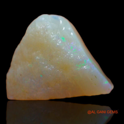 Natural Fire Opal Gemstone 3.90 Cts Loose Fancy Rough From Australia 12x9x6 mm RB-111
