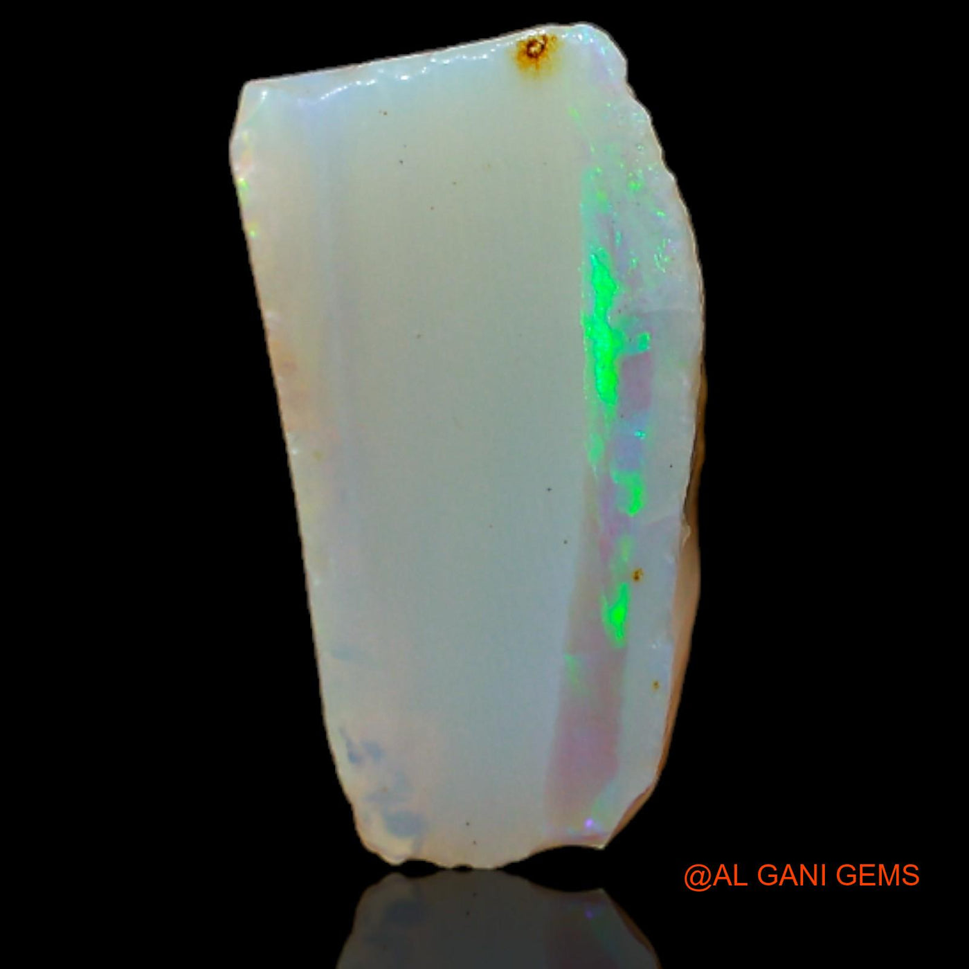 Natural Fire Opal Gemstone 3.90 Cts Loose Fancy Rough From Australia 12x9x6 mm RB-111