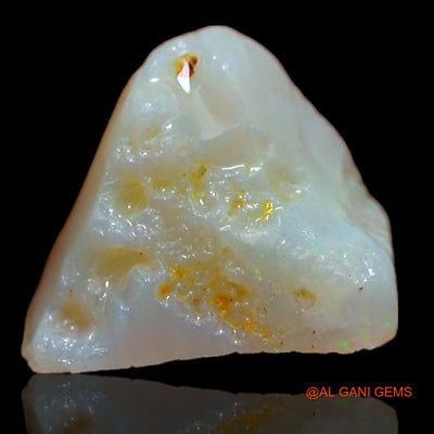 Natural Fire Opal Gemstone 3.90 Cts Loose Fancy Rough From Australia 12x9x6 mm RB-111