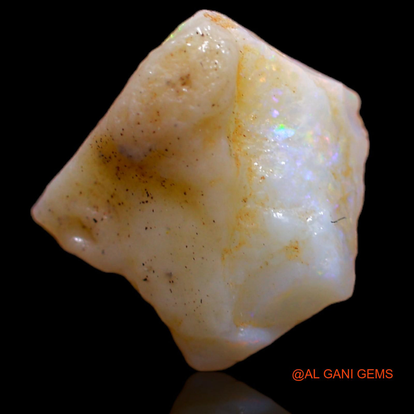 4.70 Cts Unheated Australian Fire Opal Loose Gemstone Fancy Rough Natural 12x11x6 mm RB-112