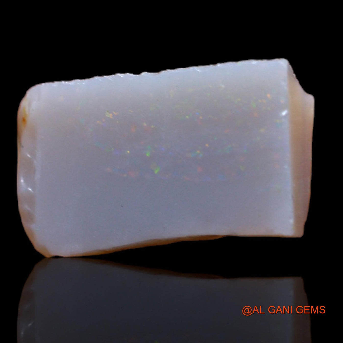 Natural Untreated Fire Opal Loose Gemstone Fancy Rough From Australia 4.30 Cts 14x8x5 mm RB-117