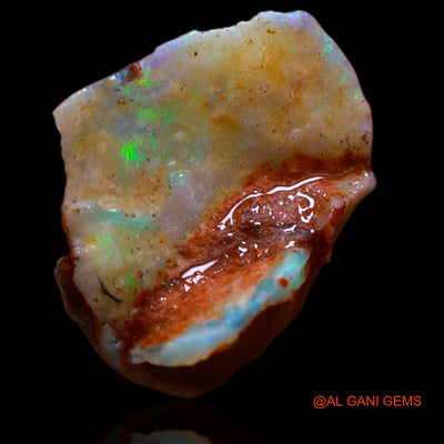 4.15 Cts Natural Australian Fire Opal Loose Gemstone Fancy Rough 14x12x4 mm RB-125