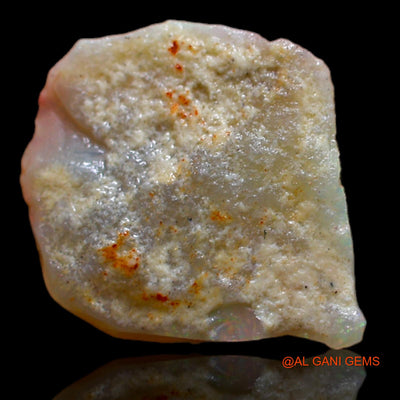 6.00 Cts Natural Australian Fire Opal Loose Gemstone Fancy Rough 13x13x7 mm RB-127