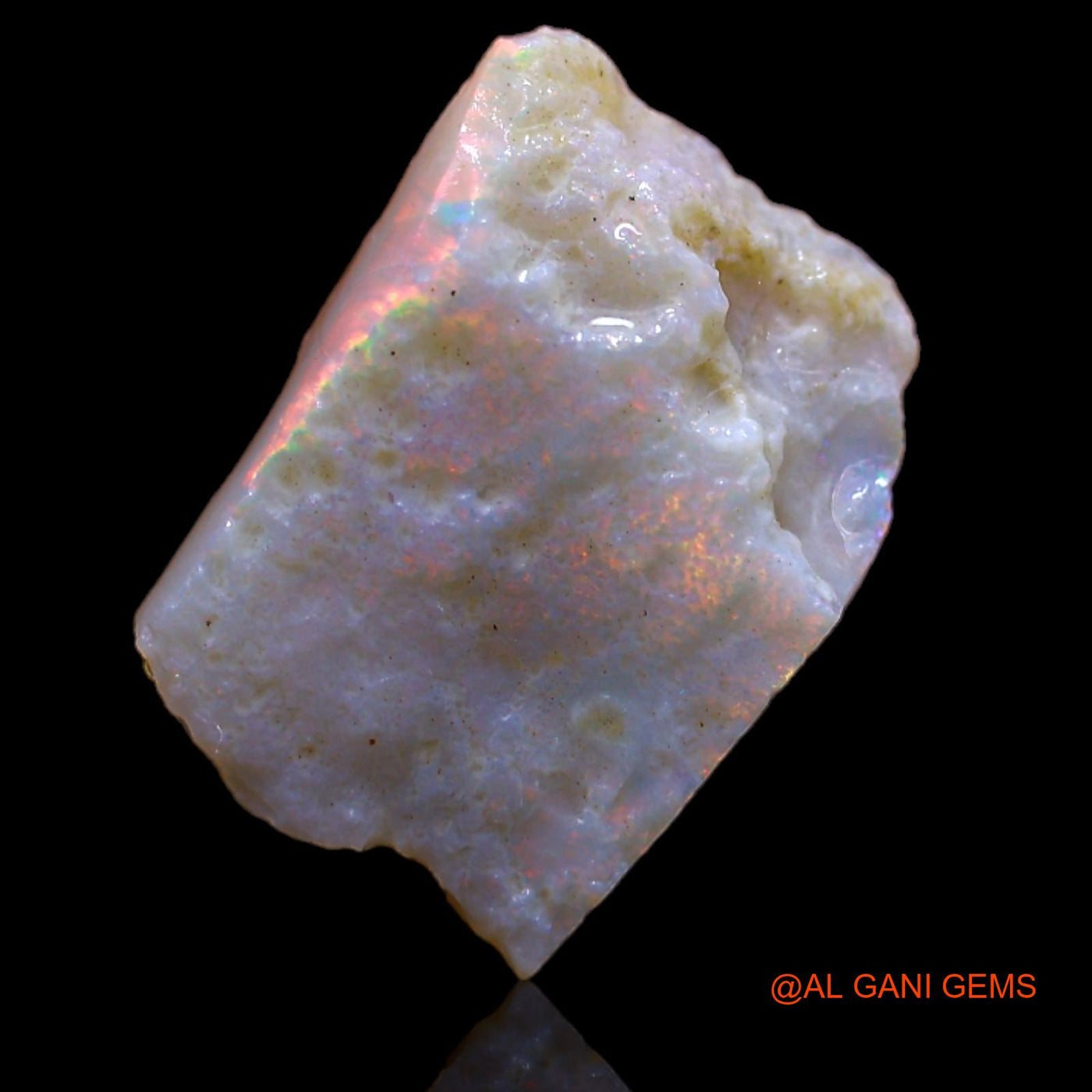 3.20 Cts Natural Australian Fire Opal Loose Gemstone Fancy Rough 15x10x3 mm RB-131