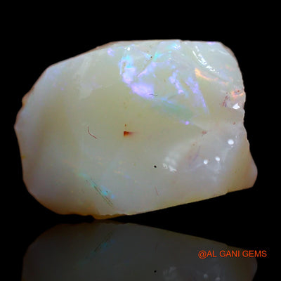 Natural Untreated Fire Opal Loose Gemstone Fancy Rough From Australia 6.00 Cts 15x11x5 mm RB-133