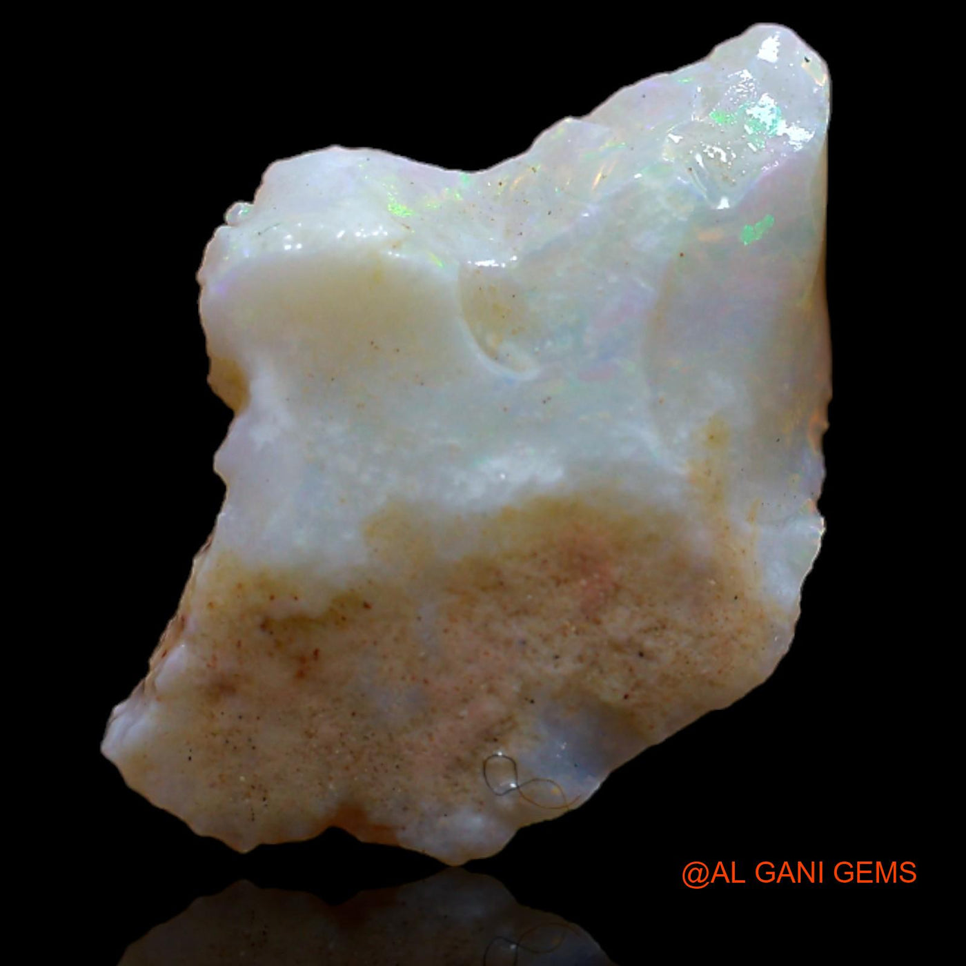 Natural Untreated Fire Opal Loose Gemstone Fancy Rough From Australia 4.20 Cts 16x12x4 mm RB-140