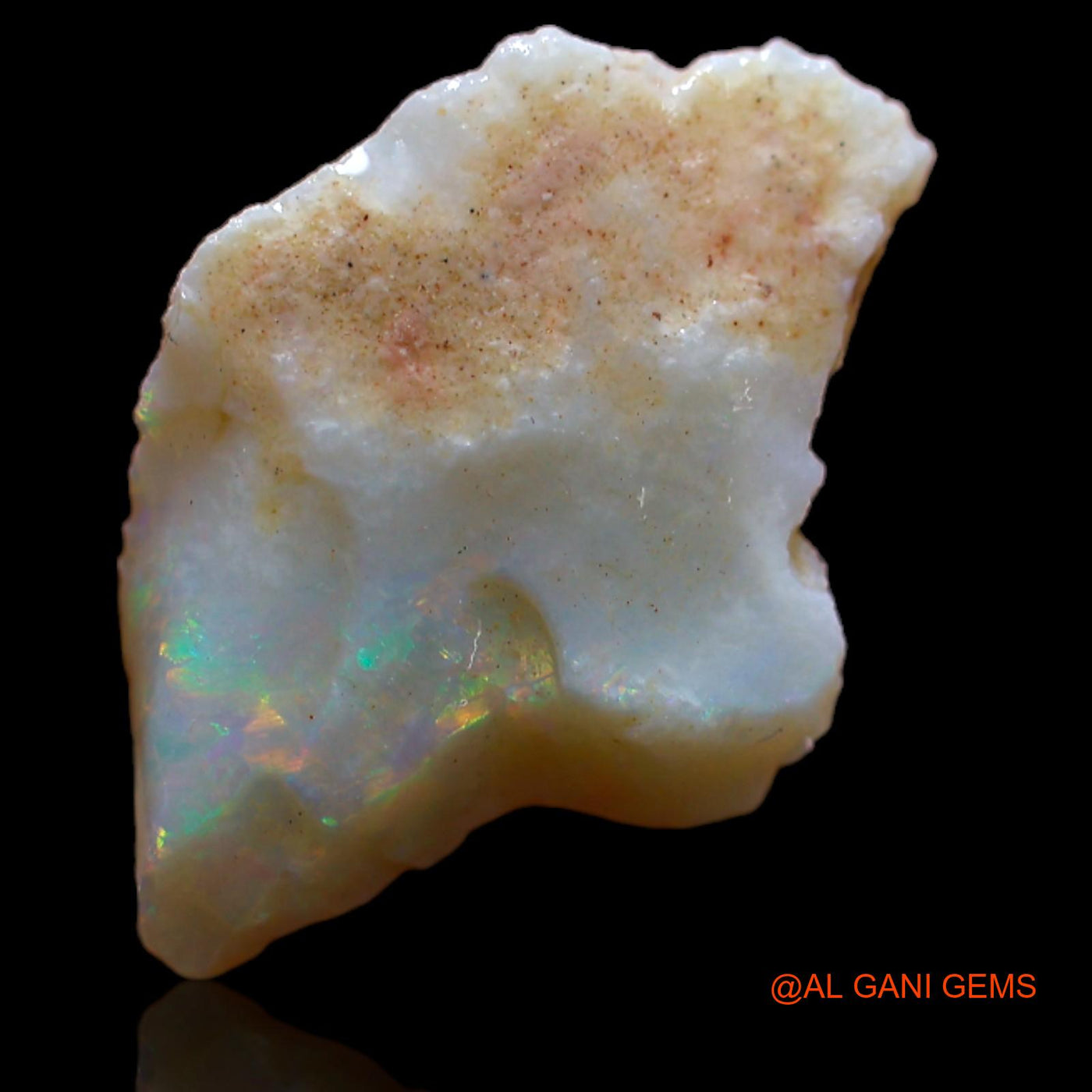 Natural Untreated Fire Opal Loose Gemstone Fancy Rough From Australia 4.20 Cts 16x12x4 mm RB-140