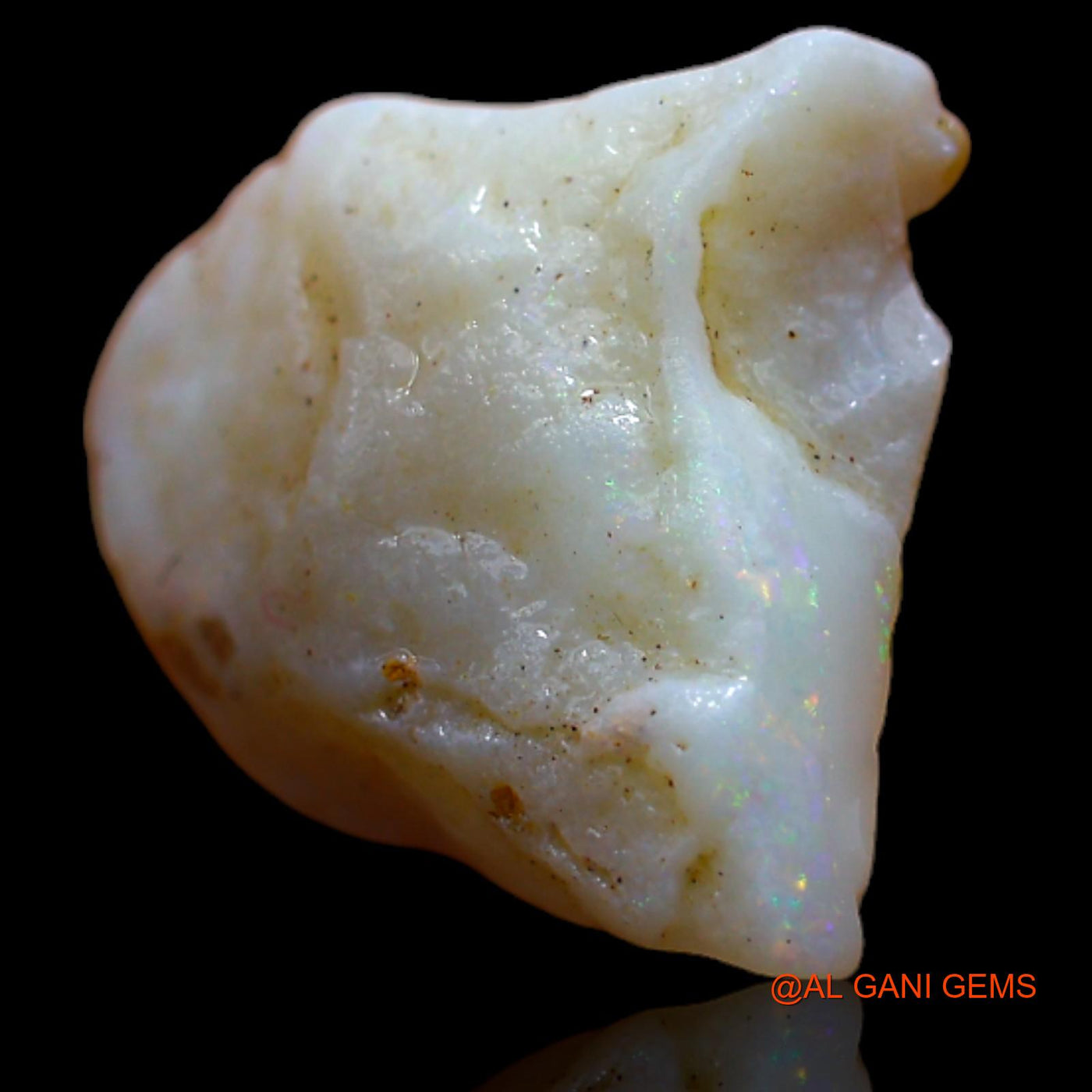 3.40 Cts Natural Australian Fire Opal Loose Gemstone Fancy Rough 14x14x3 mm RB-146