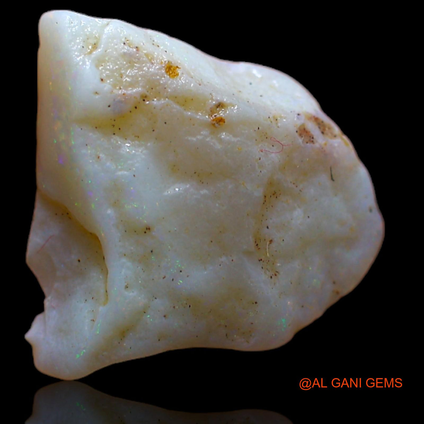 3.40 Cts Natural Australian Fire Opal Loose Gemstone Fancy Rough 14x14x3 mm RB-146