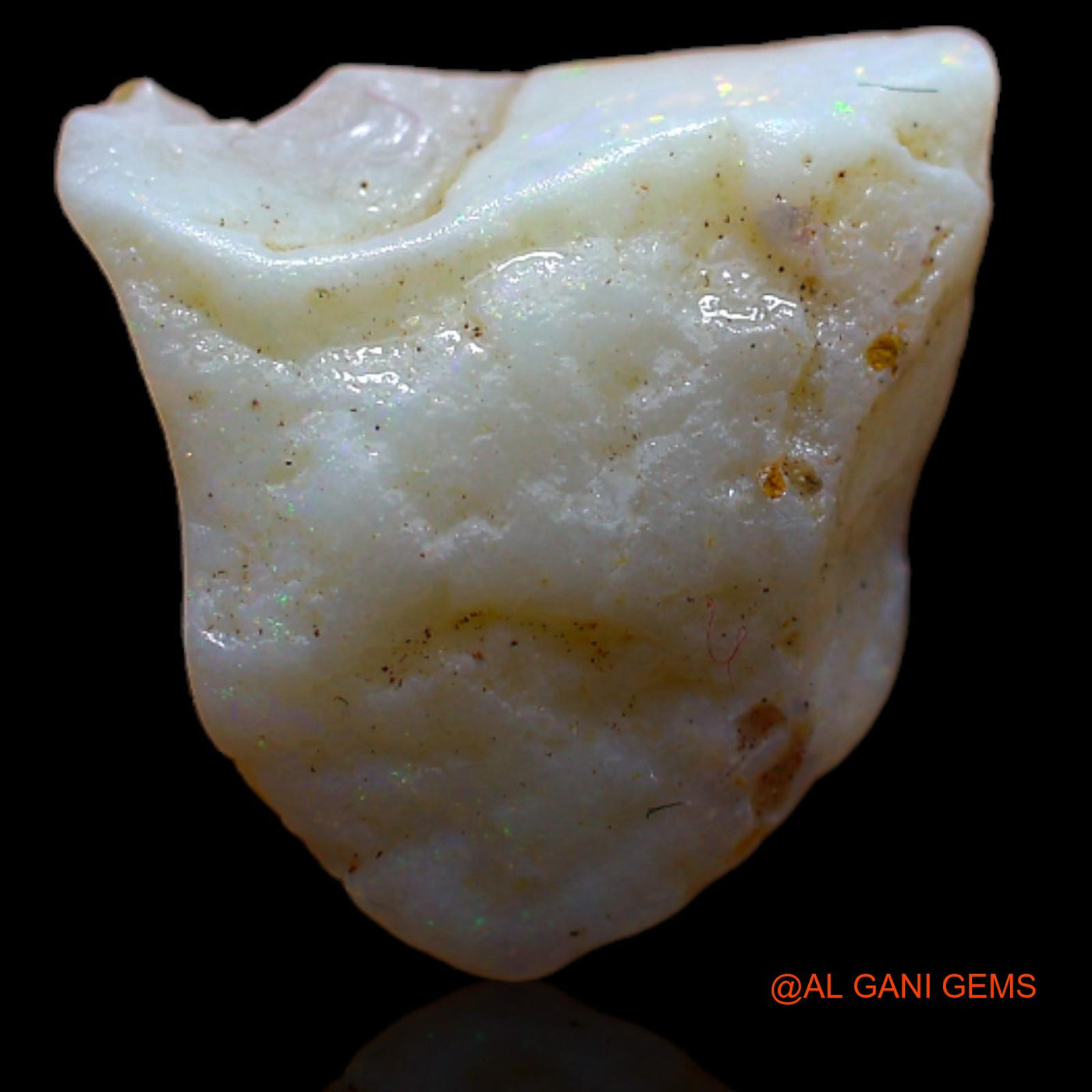 3.40 Cts Natural Australian Fire Opal Loose Gemstone Fancy Rough 14x14x3 mm RB-146