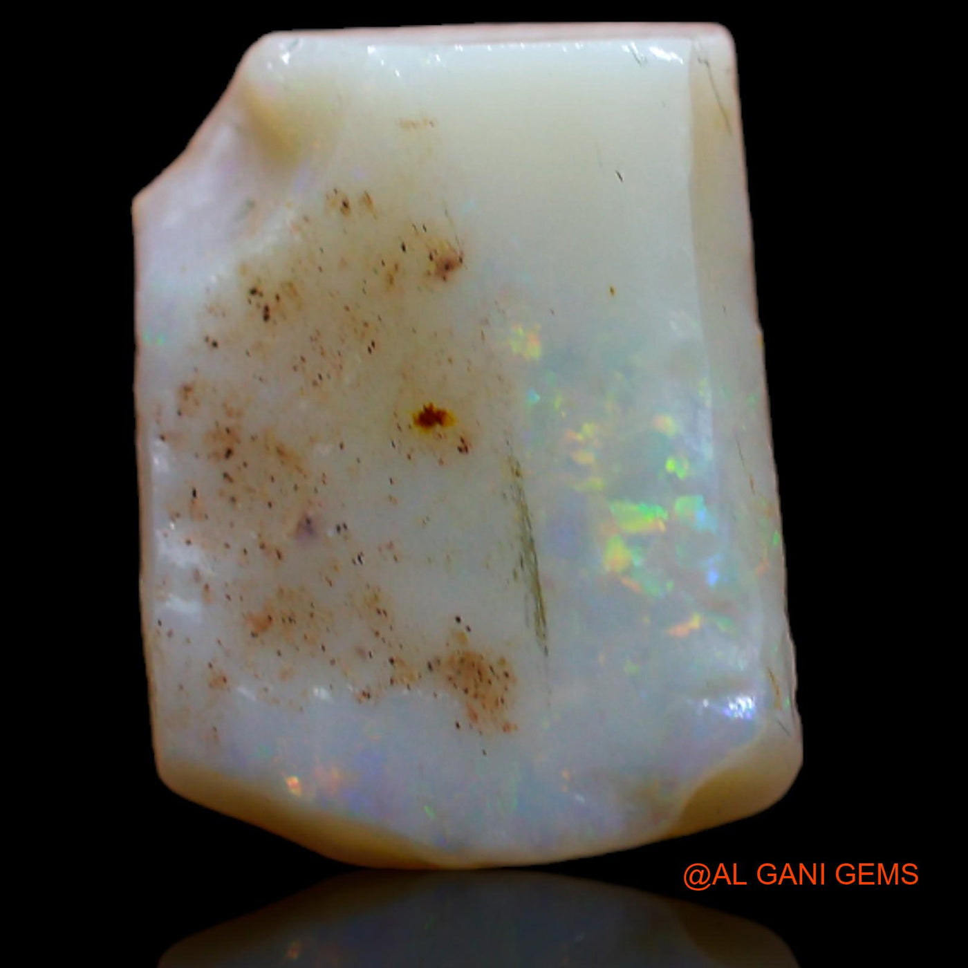 4.40 Cts Natural Australian Fire Opal Loose Gemstone Fancy Rough 14x10x4 mm RB-147