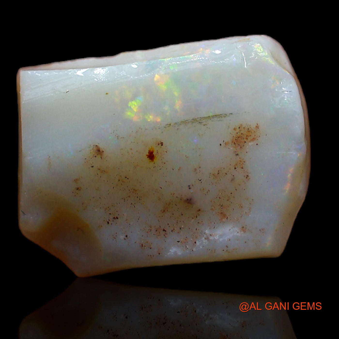 4.40 Cts Natural Australian Fire Opal Loose Gemstone Fancy Rough 14x10x4 mm RB-147