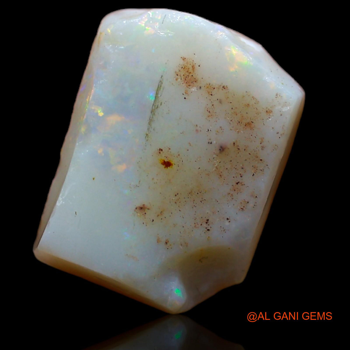4.40 Cts Natural Australian Fire Opal Loose Gemstone Fancy Rough 14x10x4 mm RB-147