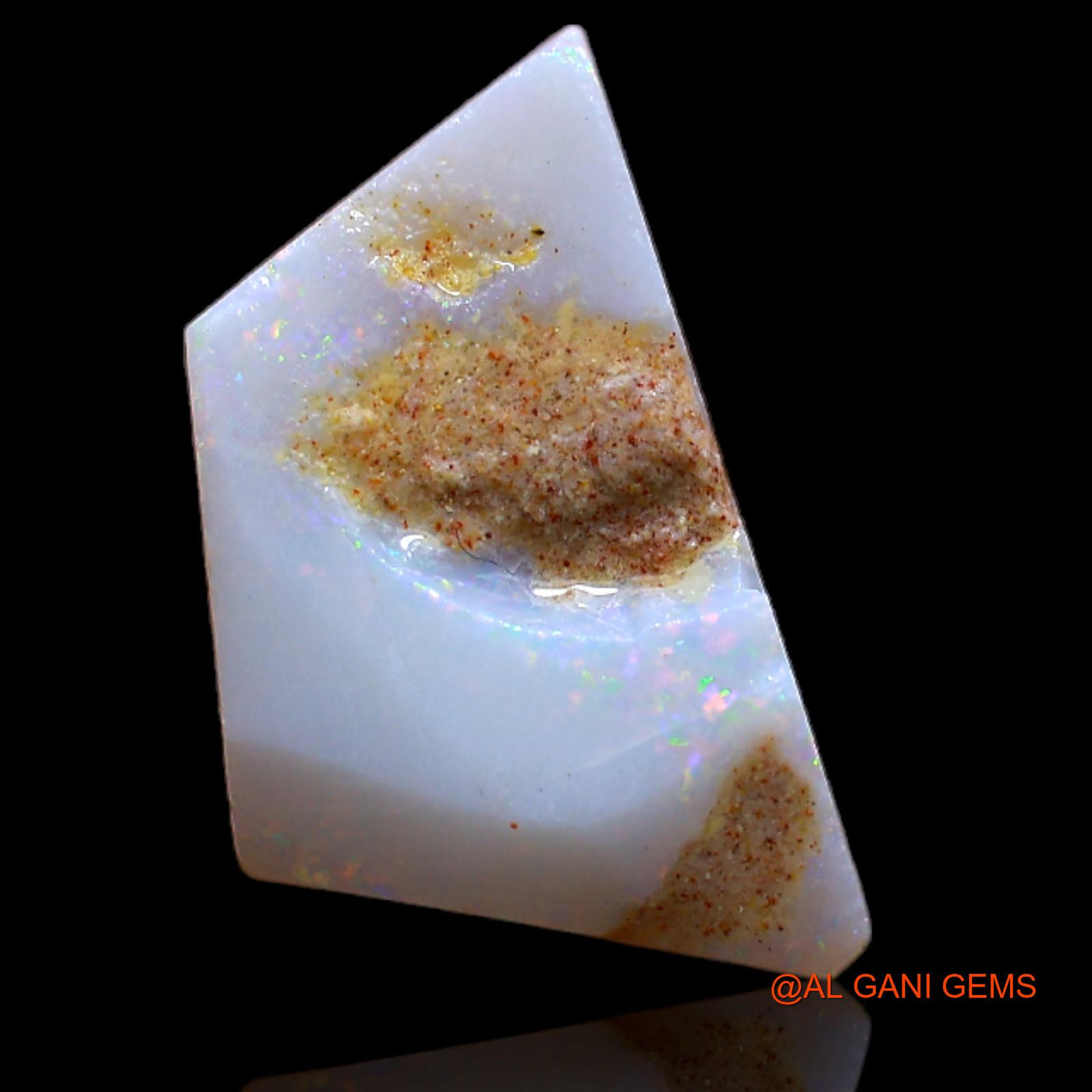 3.20 Cts Natural Australian Fire Opal Loose Gemstone Fancy Rough 18x10x3 mm RB-149