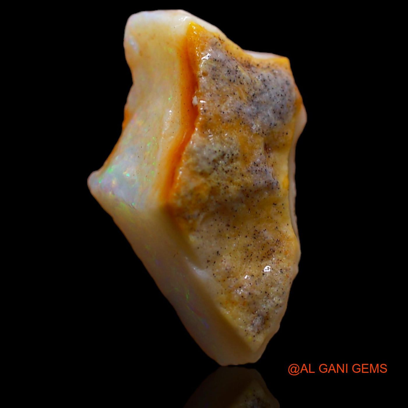 6.50 Cts Unheated Australian Fire Opal Loose Gemstone Fancy Rough Natural 20x11x7 mm RB-151