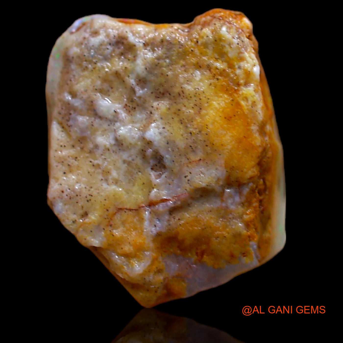 6.80 Cts Natural Australian Fire Opal Loose Gemstone Fancy Rough 15x12x6 mm RB-152