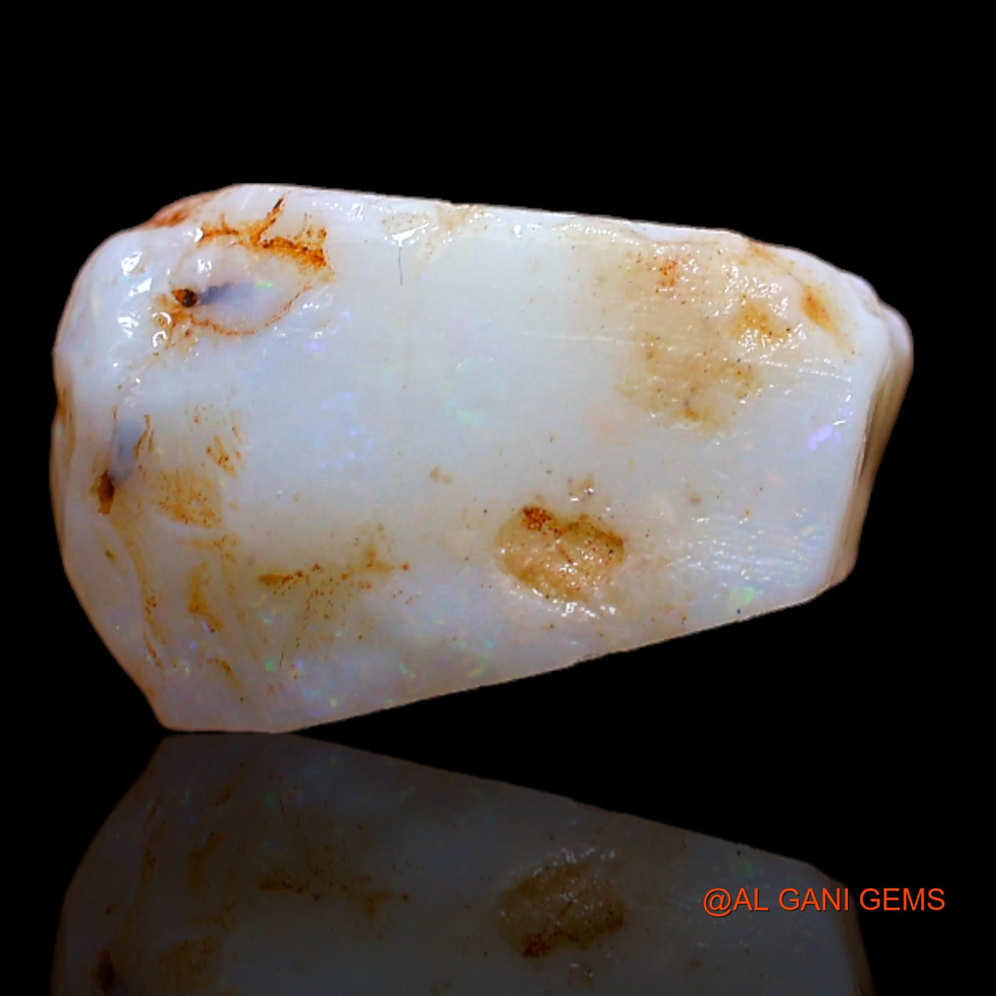 6.40 Cts Natural Australian Fire Opal Fancy Rough Loose Gemstone For Jewelry 10x16x6 mm RB-157