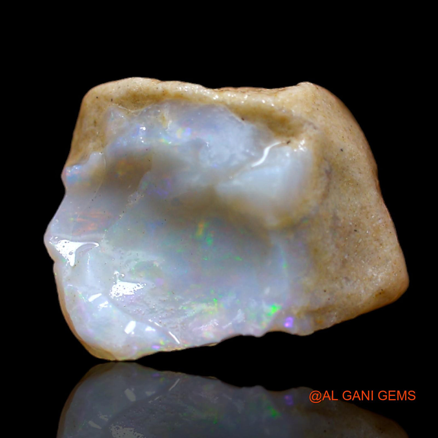 6.60 Cts Natural Australian Fire Opal Fancy Rough Loose Gemstone For Jewelry 15x12x9 mm RB-158