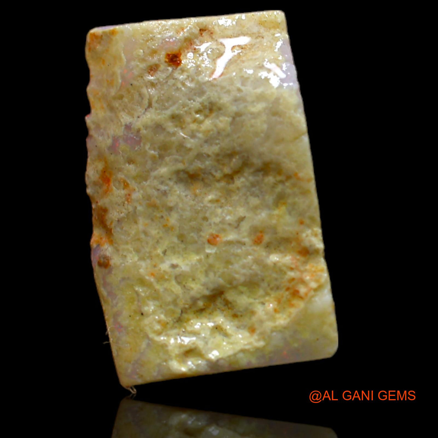 4.10 Cts Natural Australian Fire Opal Loose Gemstone Fancy Rough 16x10x4 mm RB-159