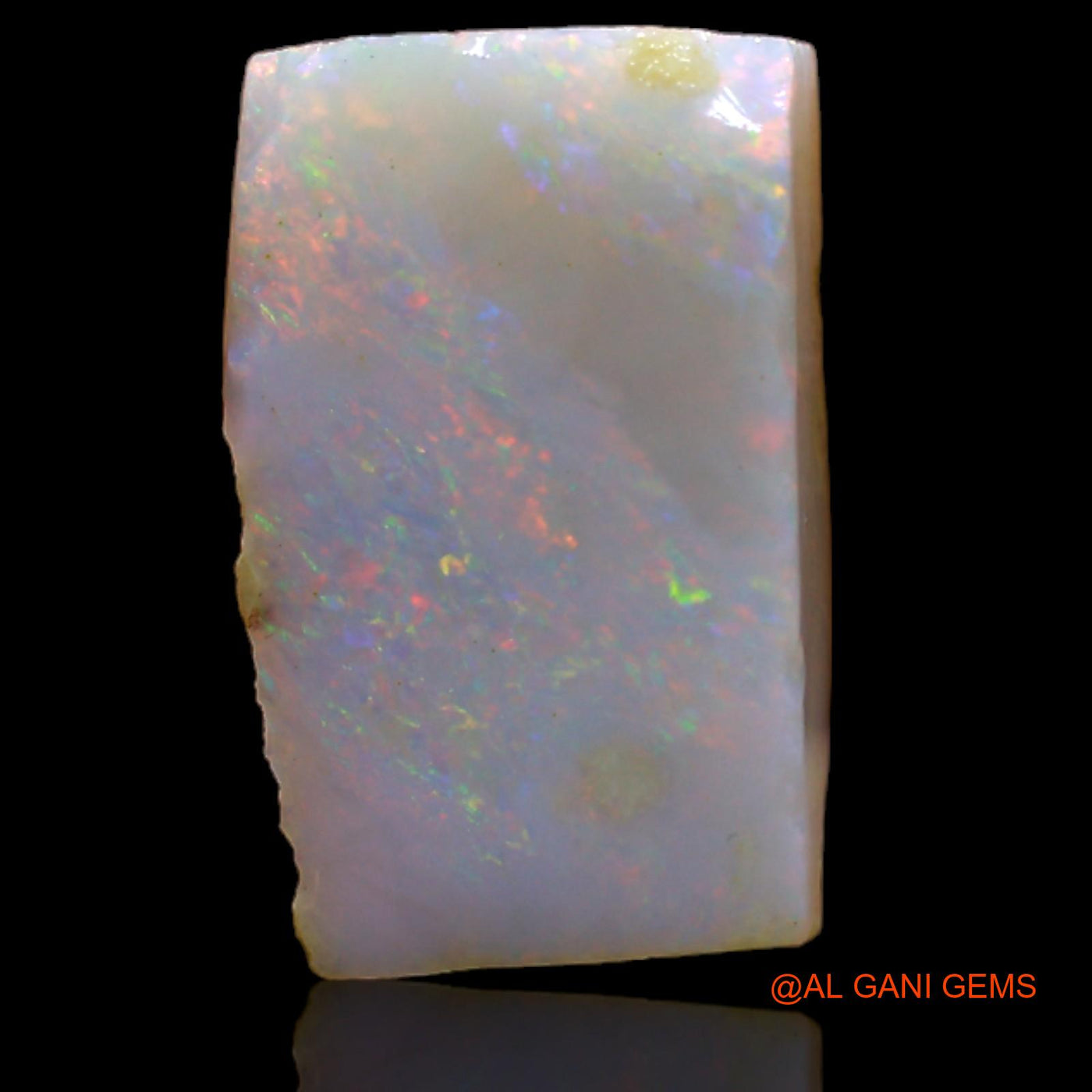 4.10 Cts Natural Australian Fire Opal Loose Gemstone Fancy Rough 16x10x4 mm RB-159