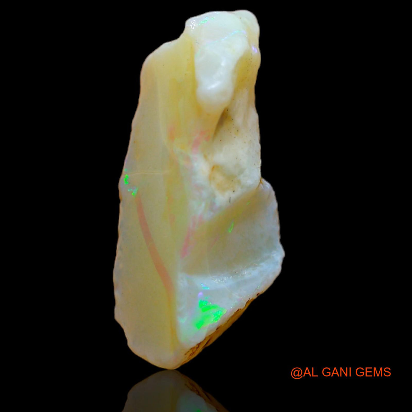 5.10 Cts Natural Australian Fire Opal Loose Gemstone Fancy Rough 21x10x7 mm RB-160